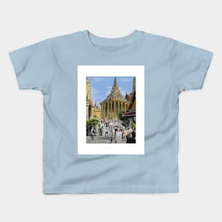 Temple Bangkok, Thailand Kids T-Shirt